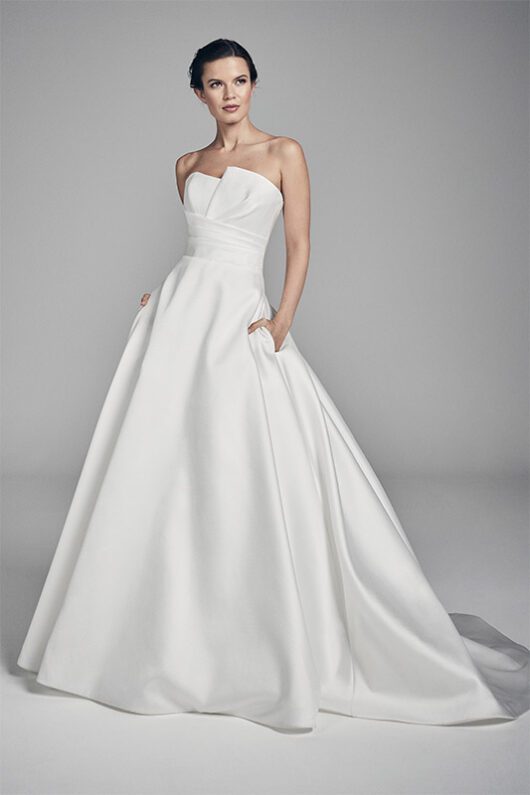 Montage Wedding Dress - Wedding Atelier NYC Suzanne Neville - New York City  Bridal Boutique
