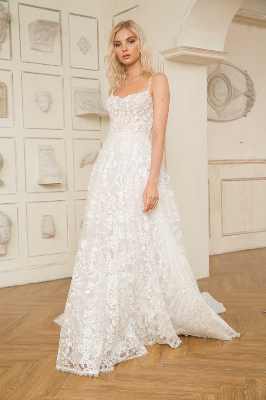 Valencia Wedding Dress - Wedding Atelier NYC Dany Tabet - New York City ...