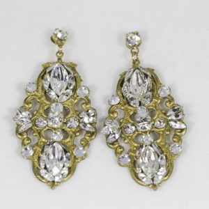 Venice Wedding Earrings from Justine Couture