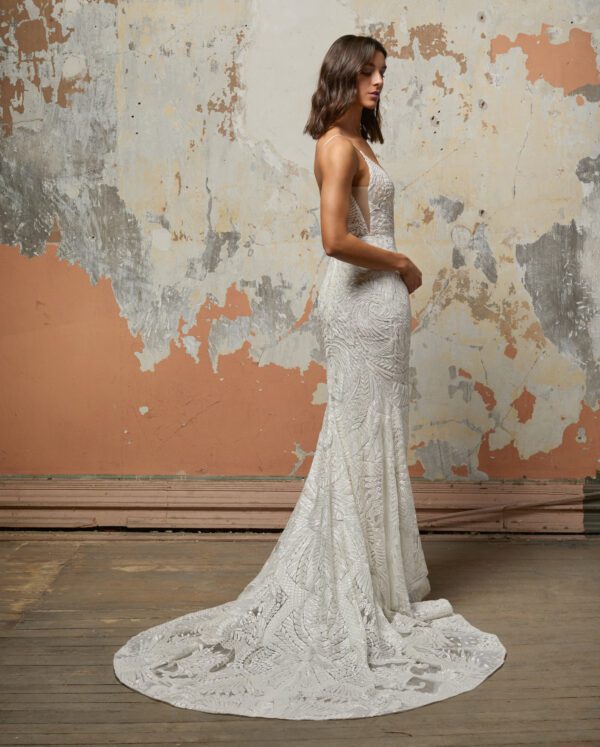 Amelie 32210 Dress Only Wedding Dress - Wedding Atelier NYC Lazaro
