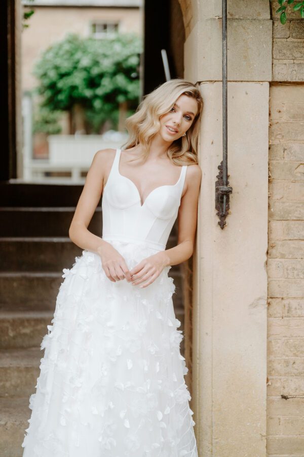 Montage Wedding Dress - Wedding Atelier NYC Suzanne Neville - New York City  Bridal Boutique