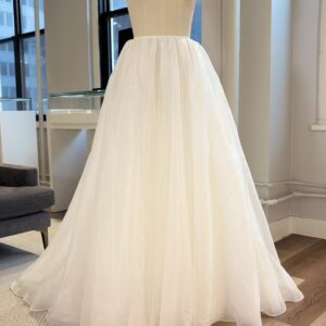 La Premiere Clemmie Wedding Skirt 2 - Classic Romantic Princess Ball Gown Separate Skirt with Natural Waist in Organza Fabric.